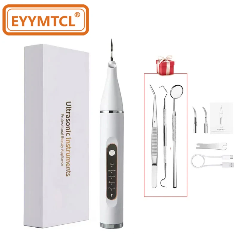 Oral irrigator Ultrasonic Scalers Remove Tartar Oral Cleaning Equipment for Adults USB Charging Teeth Cleaning