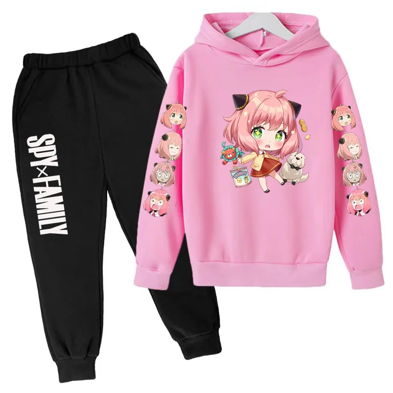 

Fall/Winter 2024 Sports Kids Hoodie Set Casual Kids Top + Pants Kids Gift Casual Wear Multi-colored Boys and Girls Ages 3-13