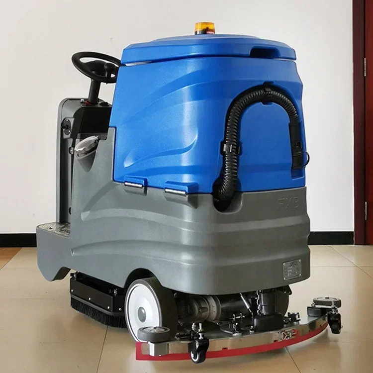 Water Jet Floor Cleaning Machine Warehouse Washing Scrubber Machine