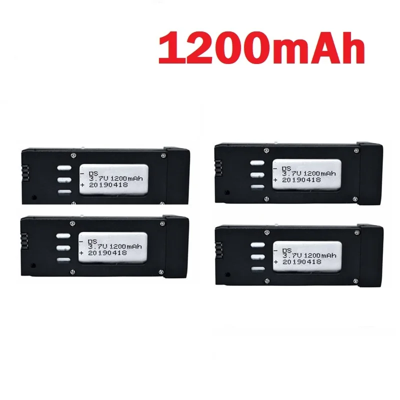 1-10PCS Upgraded Power 3.7V 1200mAh Lipo Battery For E58 S168 JY019 RC Quadcopter Spare Parts 3.7v Drones Battery