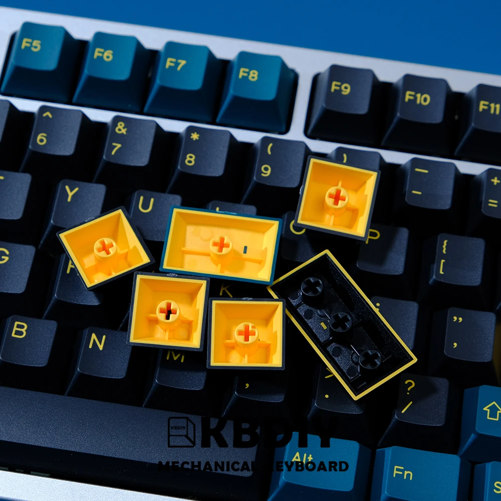 Imagem -06 - Kbdiy-gmk Mars Green Keycaps Teclado Mecânico Perfil Cereja Pbt 176 Teclas Caps Double Shot Iso 7u Gmk67 64 96 104 68