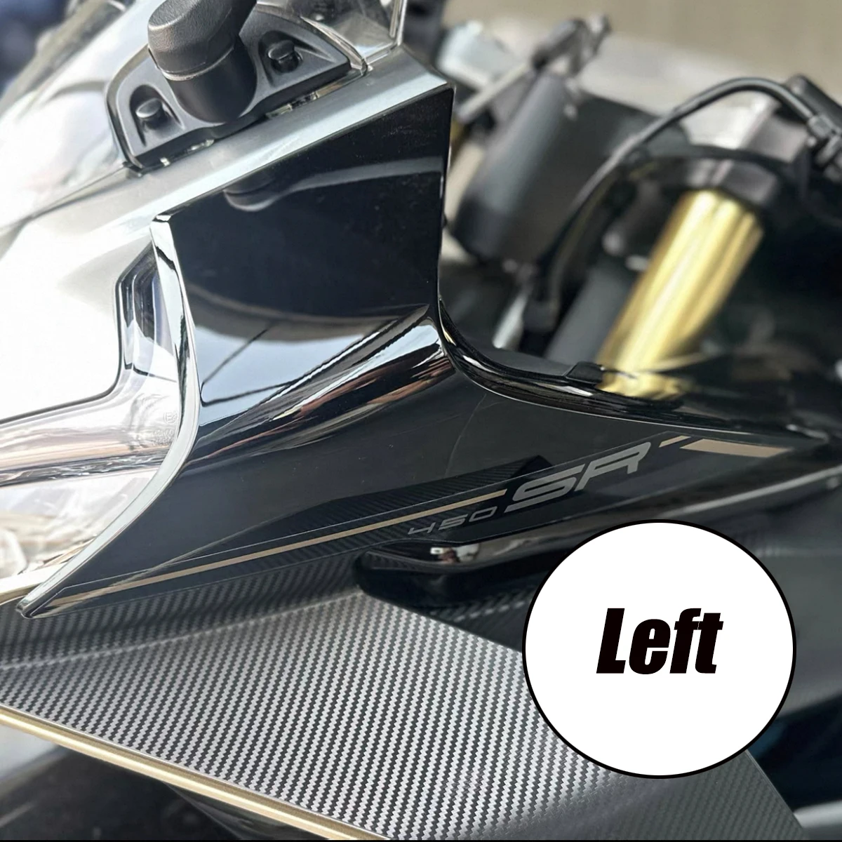 Headlamp Cover Headlamp Side Panel Deflector Cover Full Car Shell Guard  About guard board Fit For CFMOTO 450SR 450SRS 450 2026