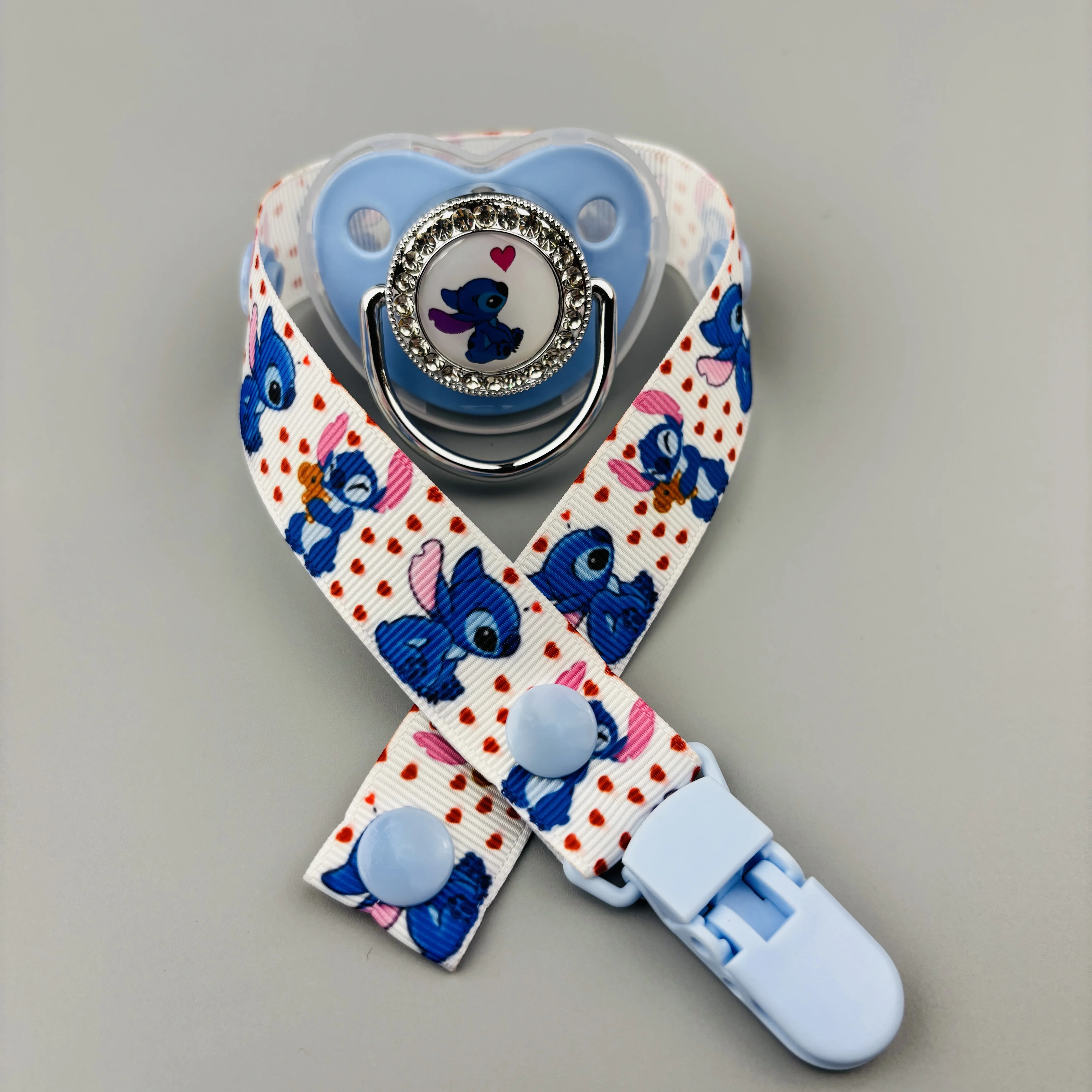 

[Newborn Bath Gift] Baby pacifier Kawaii Cloth strip Pacifier clip specially designed for babies, baby nipple newborn oral