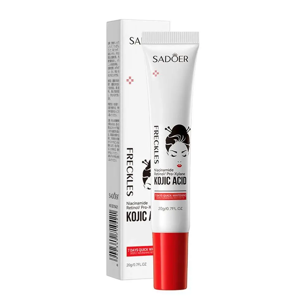 Kojic Acid Eye Cream Remove Dark Circles Anti Wrinkle Moisturizing Freckle Removing Eye Cream Travel Size Skin Care