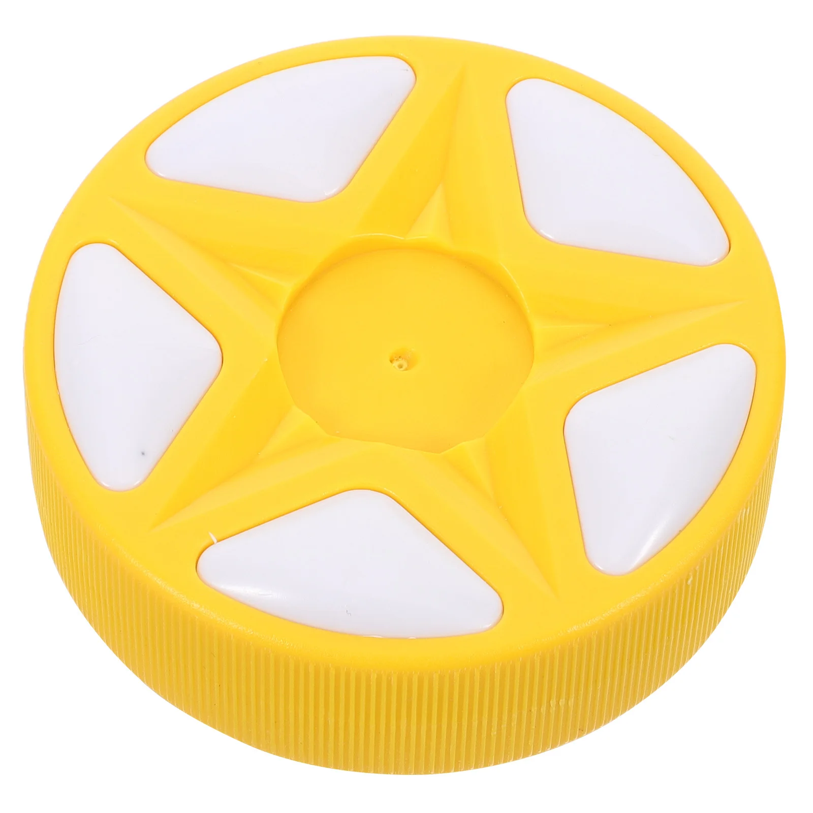 

Yellow Inline Hockey Puck High Visibility Smooth Surface Durable Construction for Training Practice Street Roller Hockey Sports