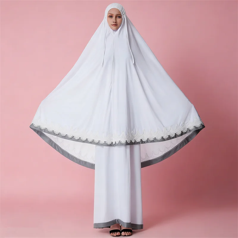 

Комплект из 2 предметов: химар и юбка для мусульманок. Исламская одежда для Ид и Рамадана. Турецкий арабский халат, абайя, одежда для намаза, кафтан, бурка, никаб, платье.