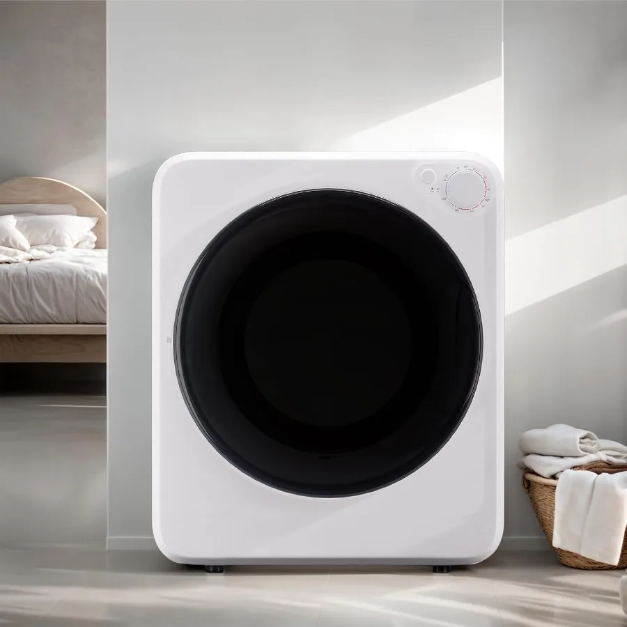 مجفف ملابس محمول 1.6 قدم مكعب مع تصميم مدمج 800 وات حوض من الفولاذ المقاوم للصدأ 5 أوضاع تشغيل ميزة الإغلاق التلقائي سهل الاستخدام