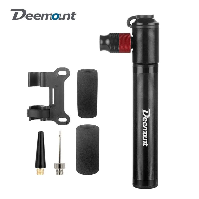 

Deemount Bicycle CO2 Pump MTB Road Quick Inflation FV/AV Nozzle Protable Pump Aluminum Alloy Inflator Fits Schrader Presta Valve