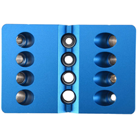 A36T 30 45 90 Degree Angled Drill Guide Jig,Metal Drill Jig for Multi-Angle Drilling,For Cable Railing Lag Screw Kit