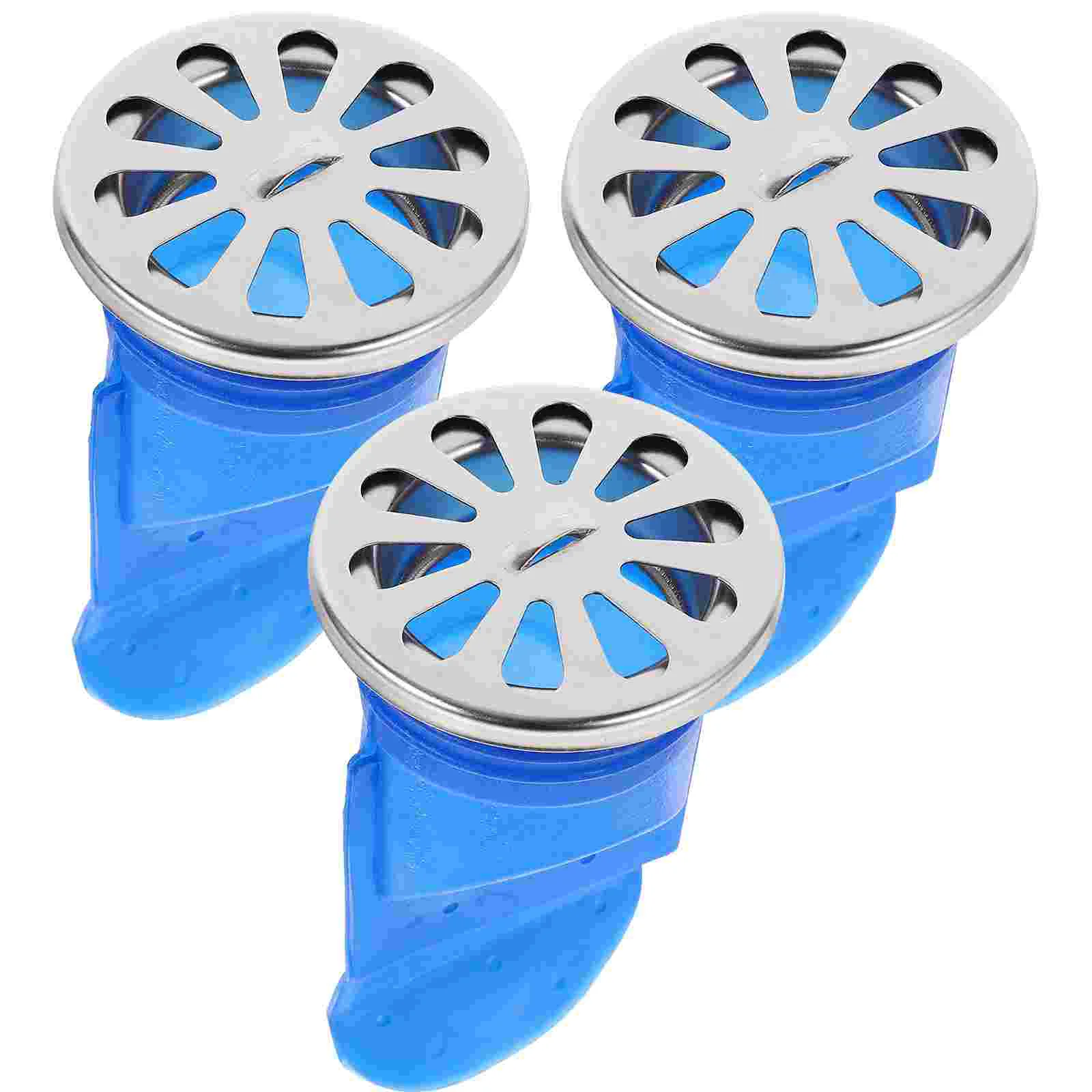 

3 Pcs Floor Drain Core Strainer Sewer Draining Odor-resistant Leak Stopper Toilet