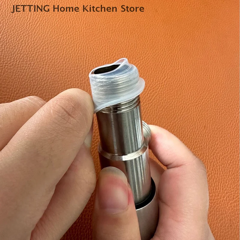 30pcs Transparent Silicone Sealing Gasket Sleeve Type - Leak Proof Rubber Gasket Seal, Suitable For Faucets And Pipe Fittings