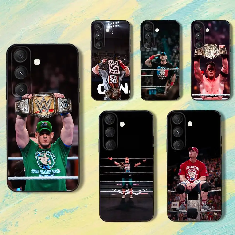 

J-John W-WWE-es CenaS Phone Case For Samsung S25,S24,S10,S22,S21,S20,S23,Ultra,Plus,Lite,FE,Soft Silicone Black Cover