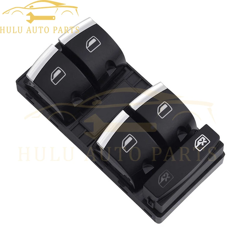 

4F0959851H Car Electric Master Power Window Lifter Control Switch For Audi A3 A4 S4 RS4 A6 C6 S6 RS6 Q7 8P1 8PA 04-11 4F0959855B