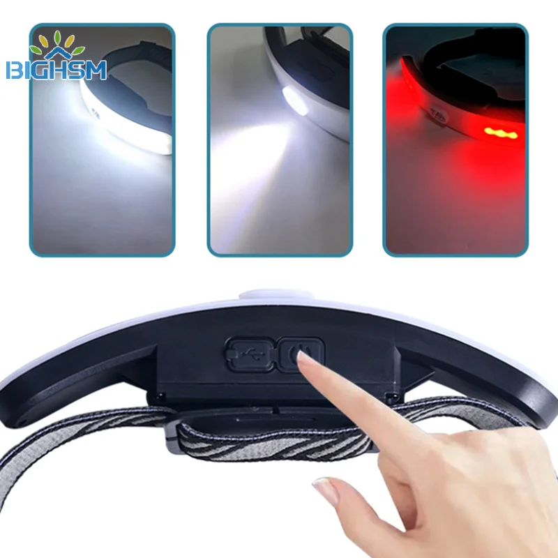 Lampada frontale a LED per ciglia Lampada frontale ricaricabile USB per estensione ciglia Lampada per innesto Luci per protezione degli occhi Shadowless per tatuaggio labbra sopracciglio