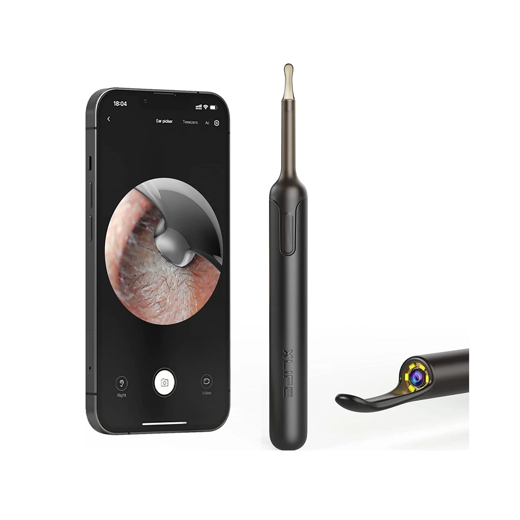 Original Xlife X0 Visual Earwax Remover Ear Wax Picker Compatibility for iPhone, iPad, Android Phone/Tablet Use