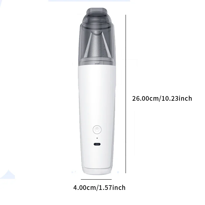 New Car Mounted Vacuum Cleaner small charging high-power Wireless Portable High Suction Dust Mini Dust Auto Vacuum Cleaner