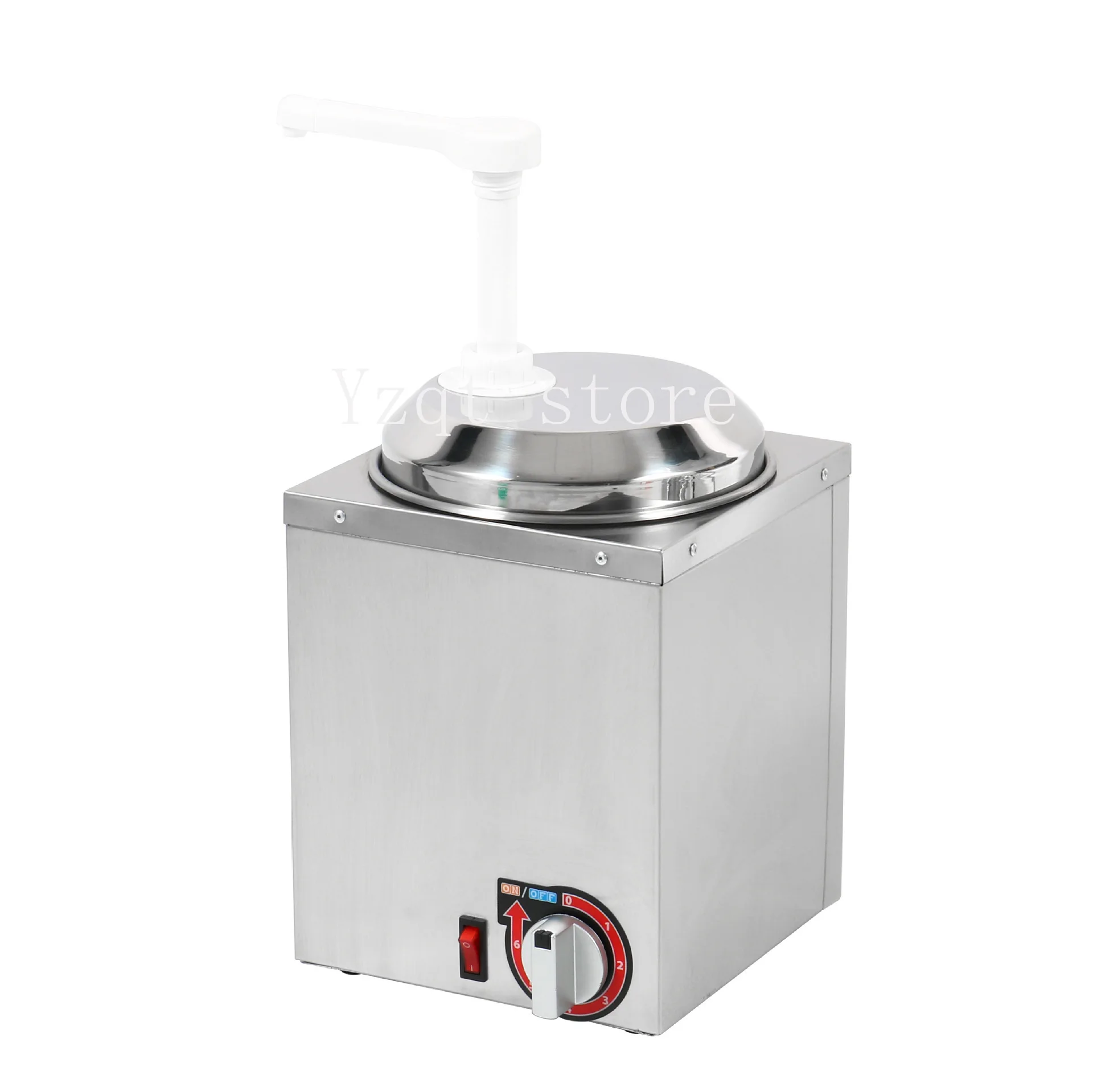 Electric cheese cheese machine dispenser square stainless steel electric sauce pump cheese insulation heating distribution