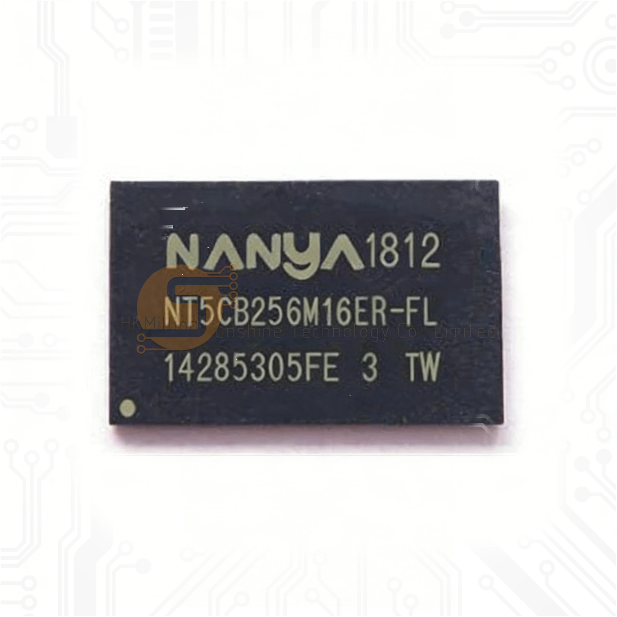 2pcs NT5CB256M16ER-FL DDR3 4Gb 512M 256X16 Memory Chip Brand New and Original