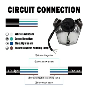 10ベストセールスKTMデューク200ヘッドライトマスク-6