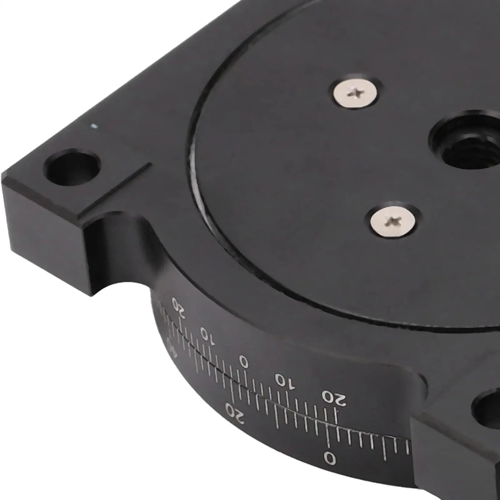 R Axes Rotating Linear Stage,Easily Install Aluminum Alloy Sturdy Professional Versatile Accessories Diameter 6cm 360 Rotary