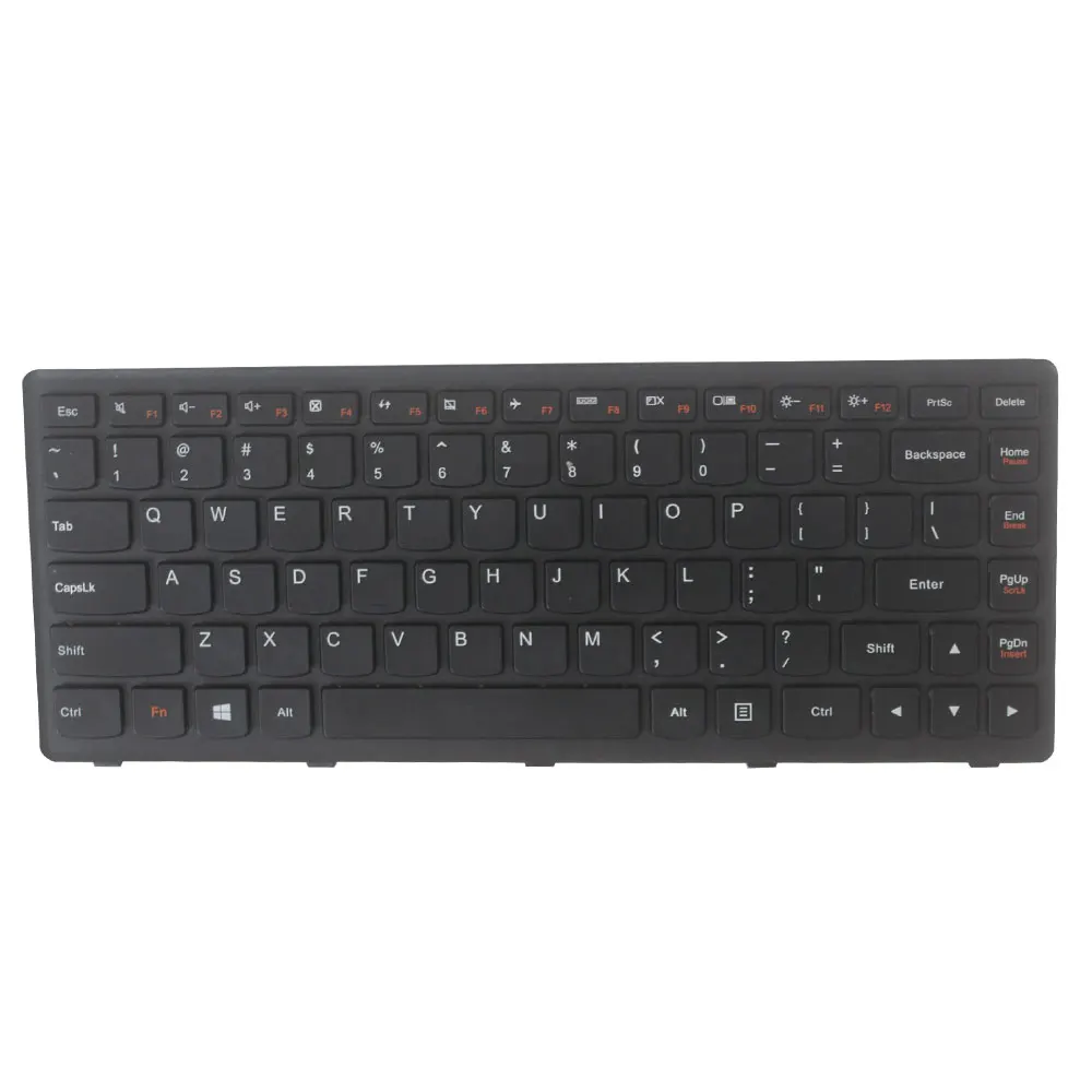 New  For Lenovo G400S G405S S410p G400AS G410s Z410 g405s FLEX14A FLEX14g Flex 14D US Laptop Keyboard with Frame English black