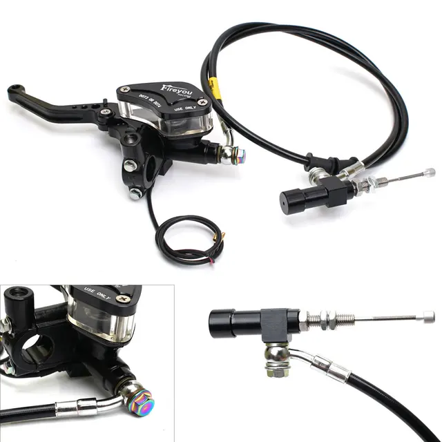 7/8 cala motocyklowy zestaw sprzęgła hamulca hydraulicznego dźwignia pompy pompy olejowej wąż olejowy do wyścigów Yamaha Kawasaki Honda Suzuki Motos