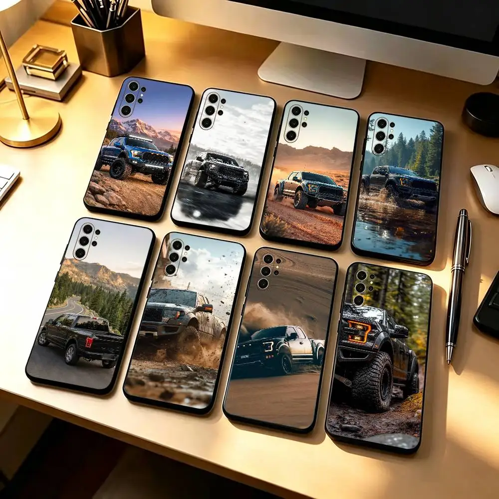 Powerful Pickup Truck F-150  Painted Phone Case For Samsung S26,21,22,23,24,25,20,10,9,8,7,Ultra,Plus, Fe, Lite
