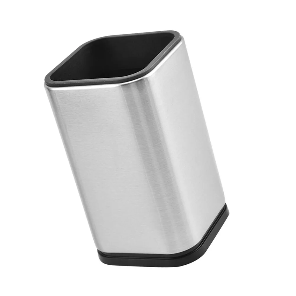 

Cutlery Storage Bucket Stainless Steel Holder for Spoons Forks Chopsticks Kitchen Organizer Practical Economical Stylish Simple