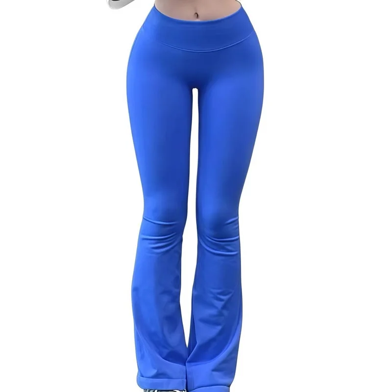 Workout Flared Leggings für Damen: Nahtlose Scrunch Butt Yoga-Hose mit Bauchkontrolle, Elastische Gym-Laufhose für Fitness und Sport