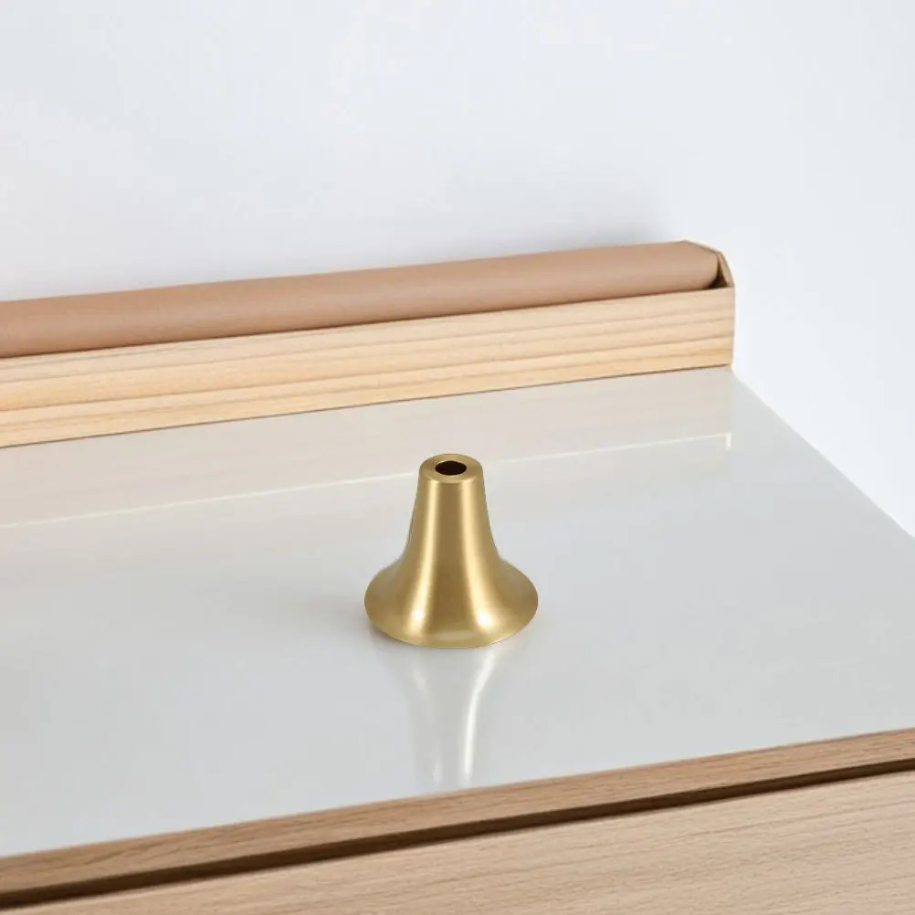 

2pcs Brass Lamp Holder Trumpet Style Light Base Cover E27 Socket Vintage Lighting Fixture For Bedroom Living Room - Lamp