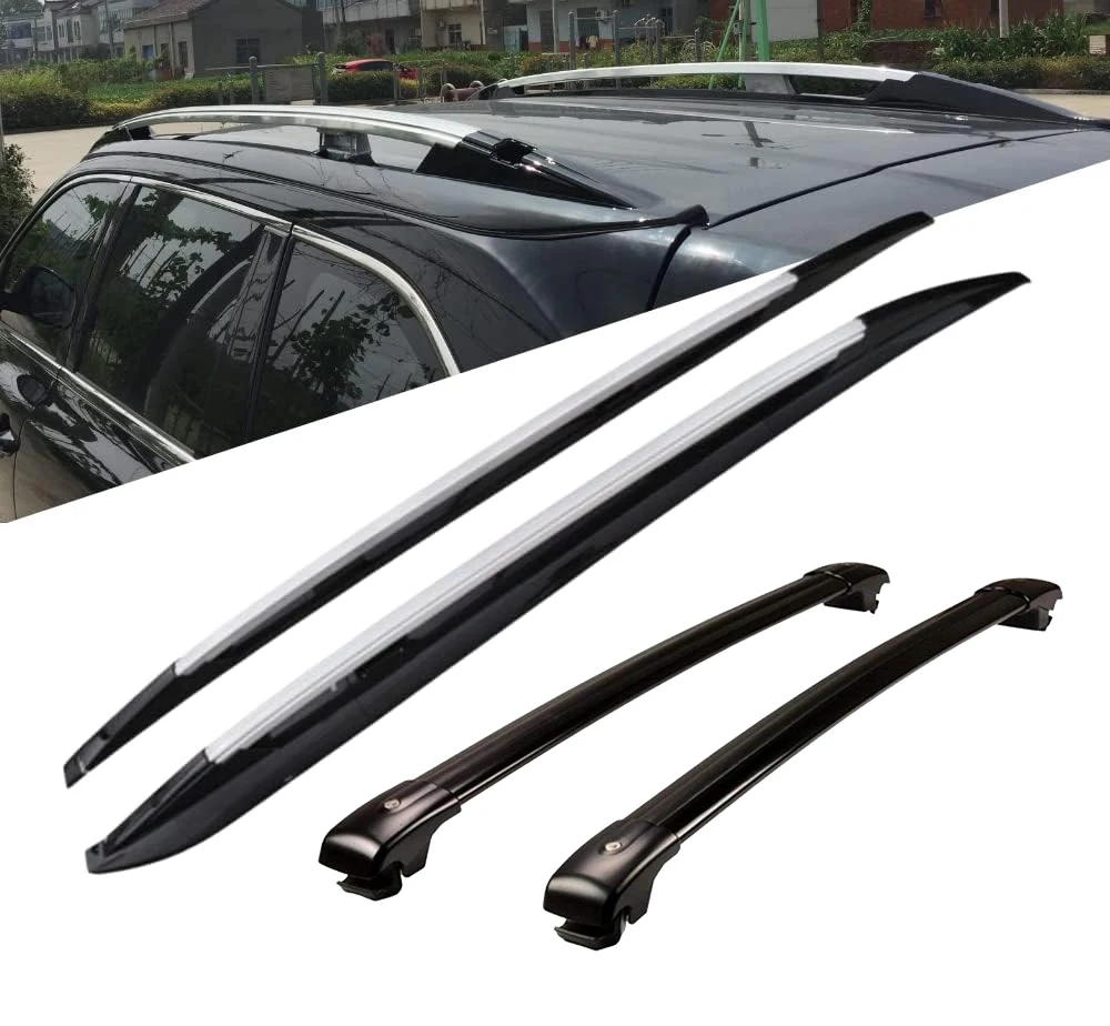 

4Pcs Fits for Highlander Kluger 2014-2019 Roof Rail Racks Cross Bars Crossbars