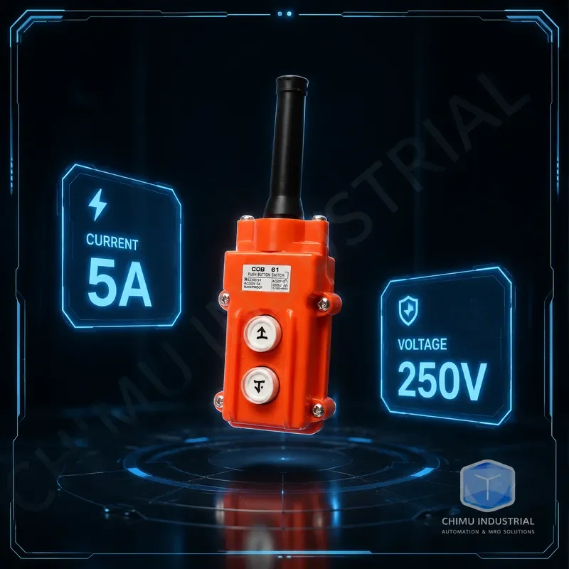 【CHIMU INDUSTRIAL】 for COB-61 Control Station Switch Rainproof Crane Hoist Operation Handle DC