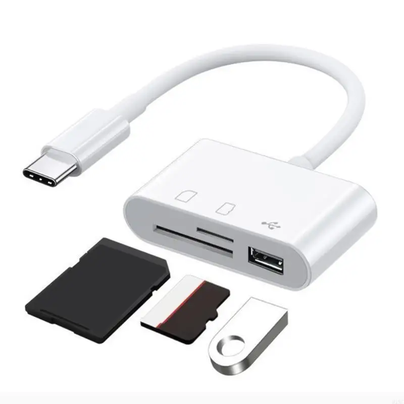 Многофункциональный USB C Card Remement Card Reader для быстрого передачи данных USB -флэш -диск