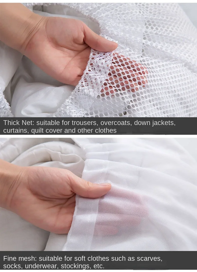1/2/4 Stück Große Wäschesäcke aus Netzstoff für BHs, Socken und Unterwäsche – Organizer für Waschmaschine und Kleidungszubehör – Detail 4