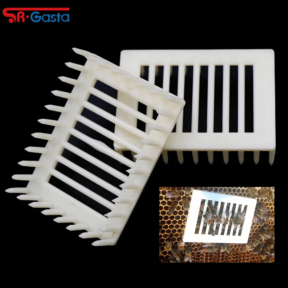 20 Pcs Apiculture High Quality Pin Type Buckle Cage Anti Bee King Escape Multifunctional Control Cage Light Durable Bee Supplies