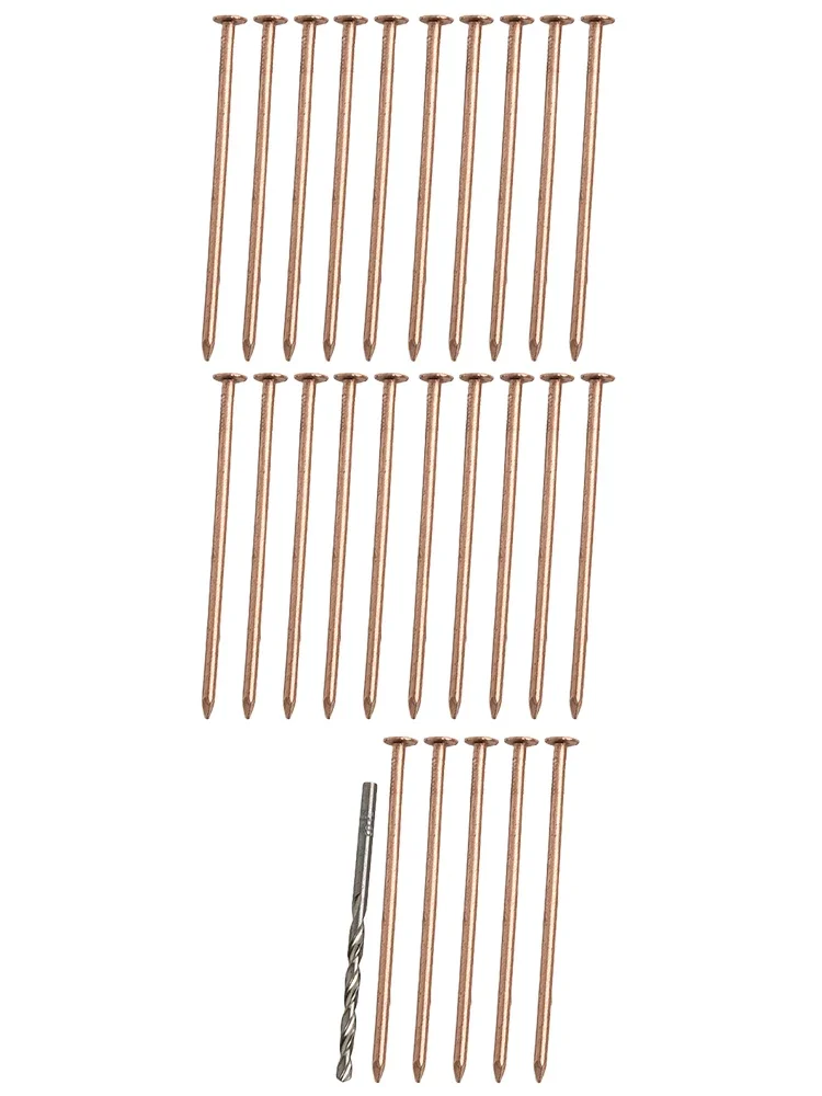 DIY Tree Removal 3.15-inch Nails Tree Killer Spikes Tree Killer Stump Removal Hardware 20pcs Package Drill Bit Included