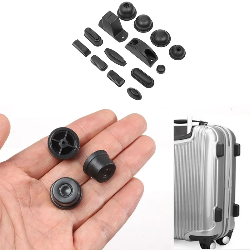 1 Pair Replacement Plastic Stud Luggage Feet Pads for Luggage Bags Suitcase Stand Feet Bags Accessories Stud Support Stand