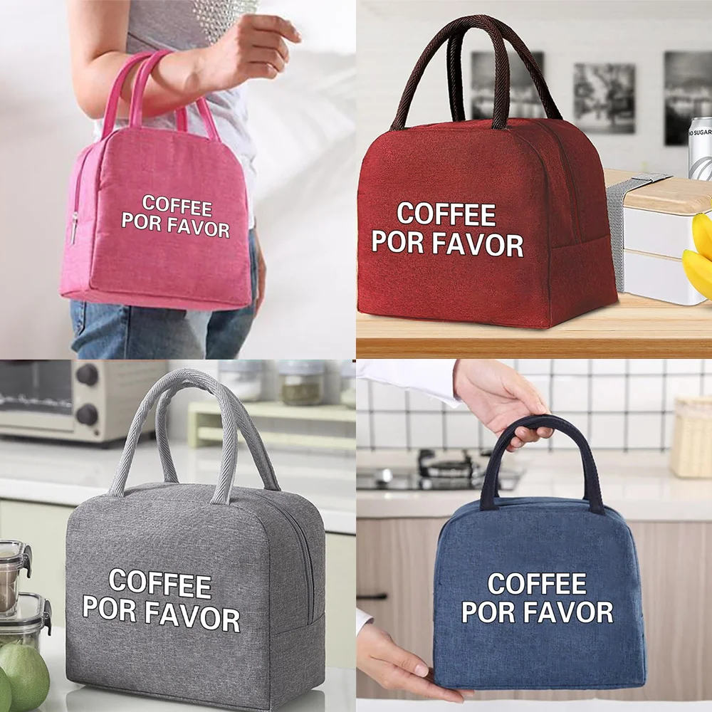 

Portable Lunch Insulated Bag for Kids Meals Thermal Food Picnic Bags Pattern Handbags Organizern Unisex Bag Tote