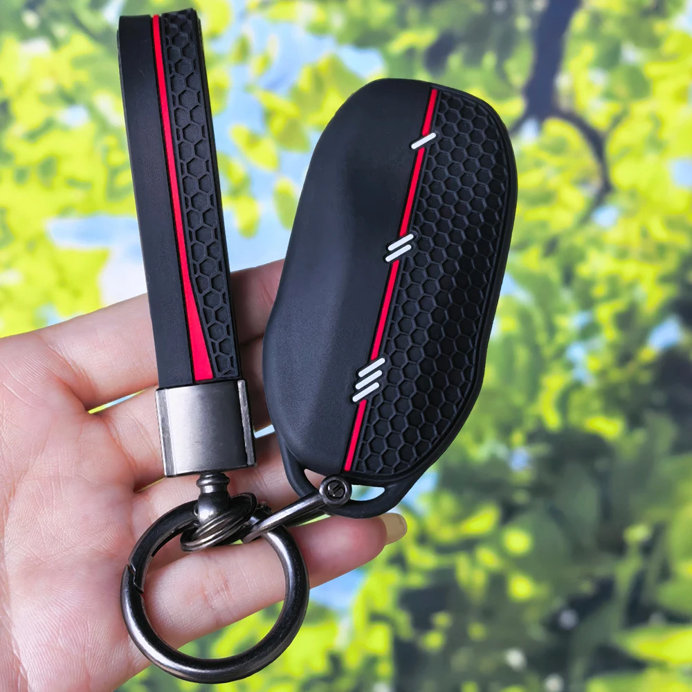 Molding‑Fit Silicone Remote Protector With Keychain For IM LS6 MAX LS7 PRO L7 Dynamic Car Key Bag Shell Practical Accessory