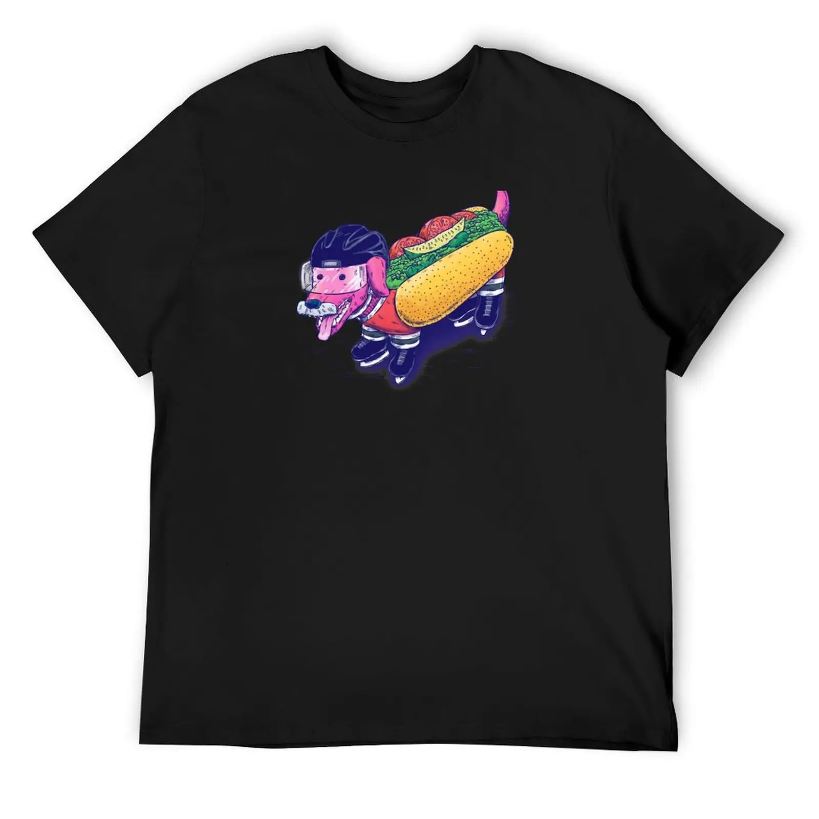 

Chicago Hockey Dog T-Shirt shirts graphic tee vintage graphic tee anime clothes blue archive fitted t shirts for men