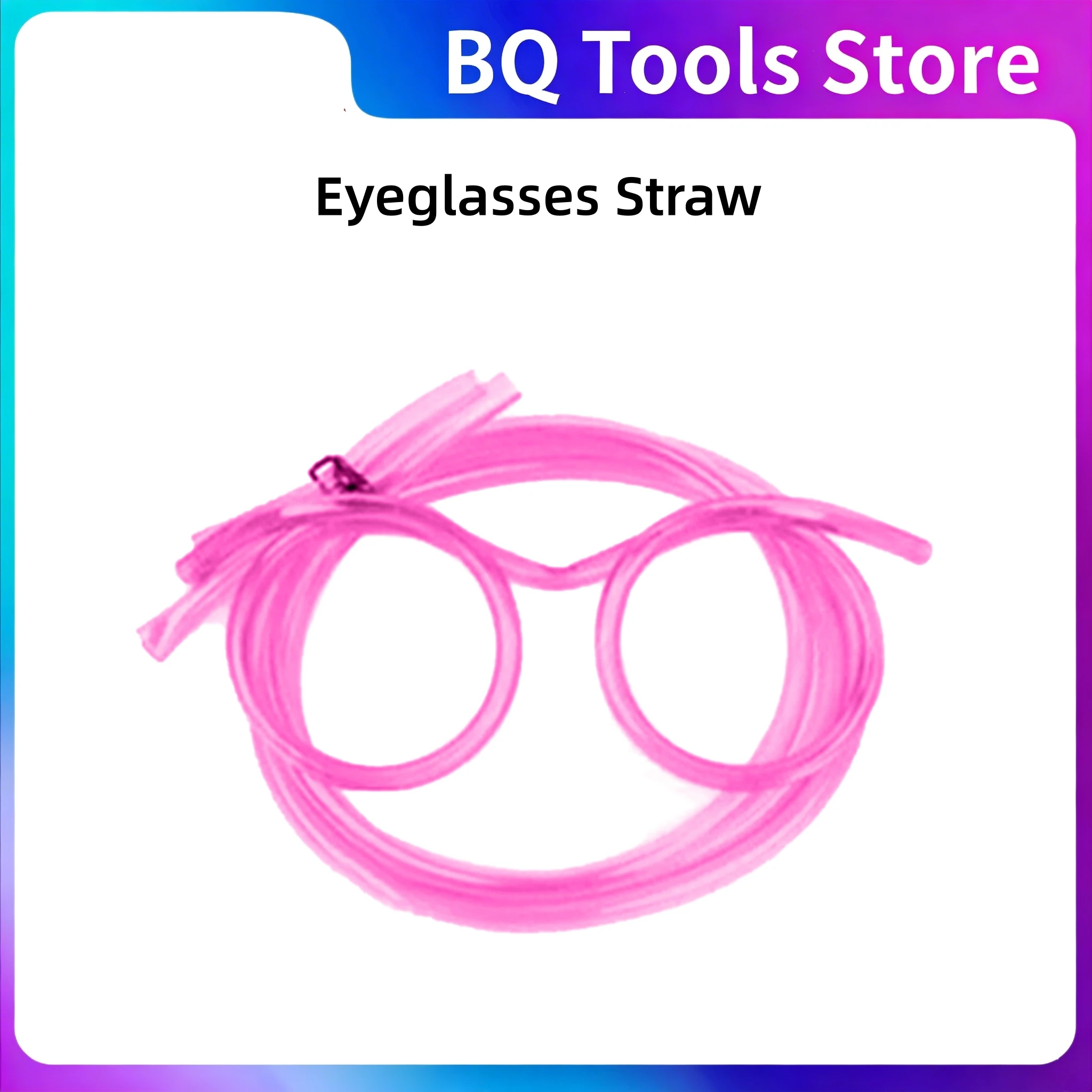 Eyeglasses Straw Crazy Quirky Art Straws Party Fesitival Holiday Supplies DIY Funny Stylish Cartoon Gift
