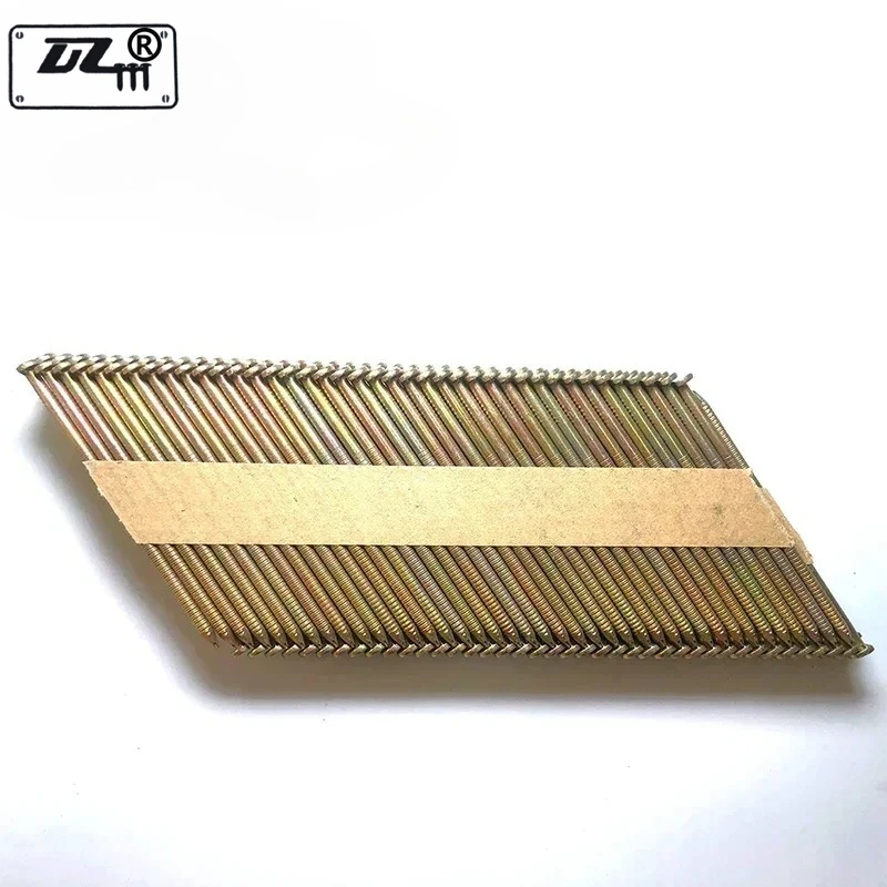 

75mm Galvanized Wood Nails – Ring Shank Framing Nails, Paper Strip Collated for Exterior Trim & Staircases (240pcs) Wholesale