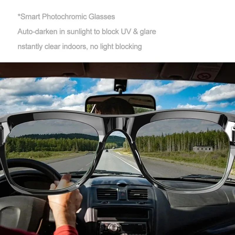 6K HD AI نظارات ذكية فوتوكروميك متعددة الوظائف بلوتوث الاتصال مساعد صوتي مشغل موسيقى ترجمة الكاميرا 2026 #3