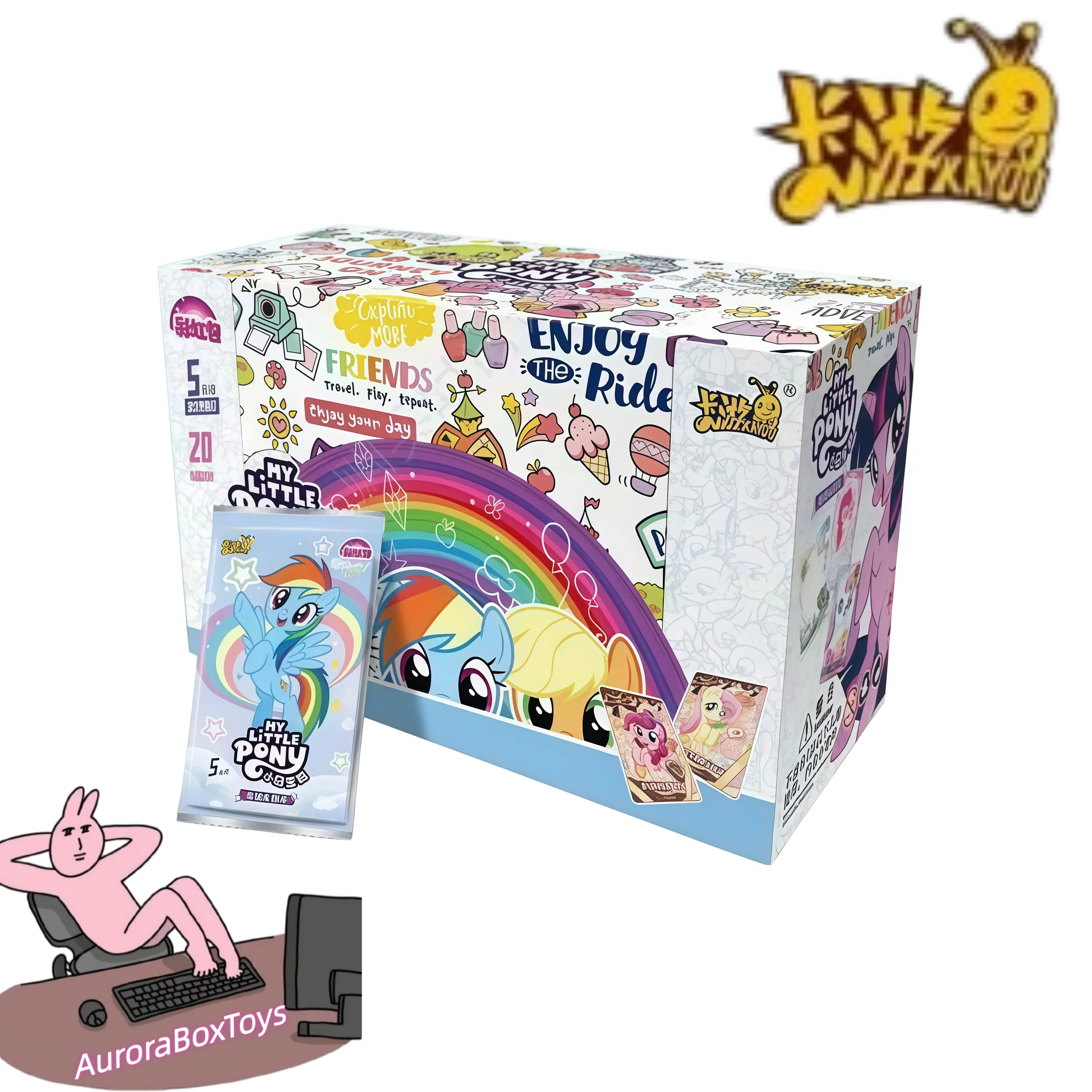 kayou-my-little-pony-collected-card-rainbow-bag-4th-bullet-xr-rare-full-box-genuine-surprise-card-friendship-eternal-card