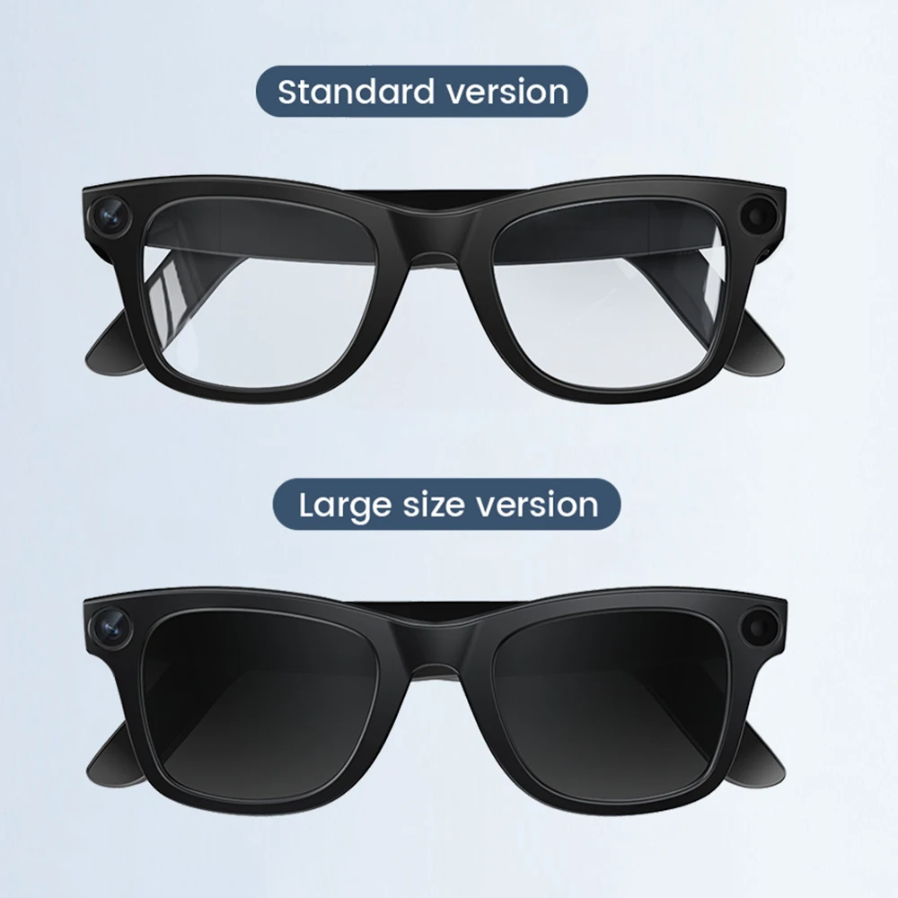 

AI Smart Glasses Recording Video Photo Camera Sunglasses Men Women Translator Wireless Bluetooth Touch Anti Blue Light Shades