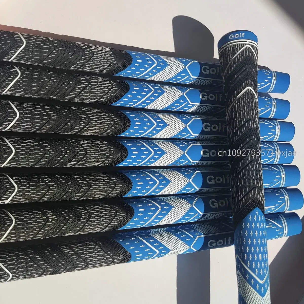 13pcs/lot Standard /Midsize TEAMS Golf Grip Rubber Golf Grips CottonYarn Golf Club Grips Iron and Wood Universal Blue