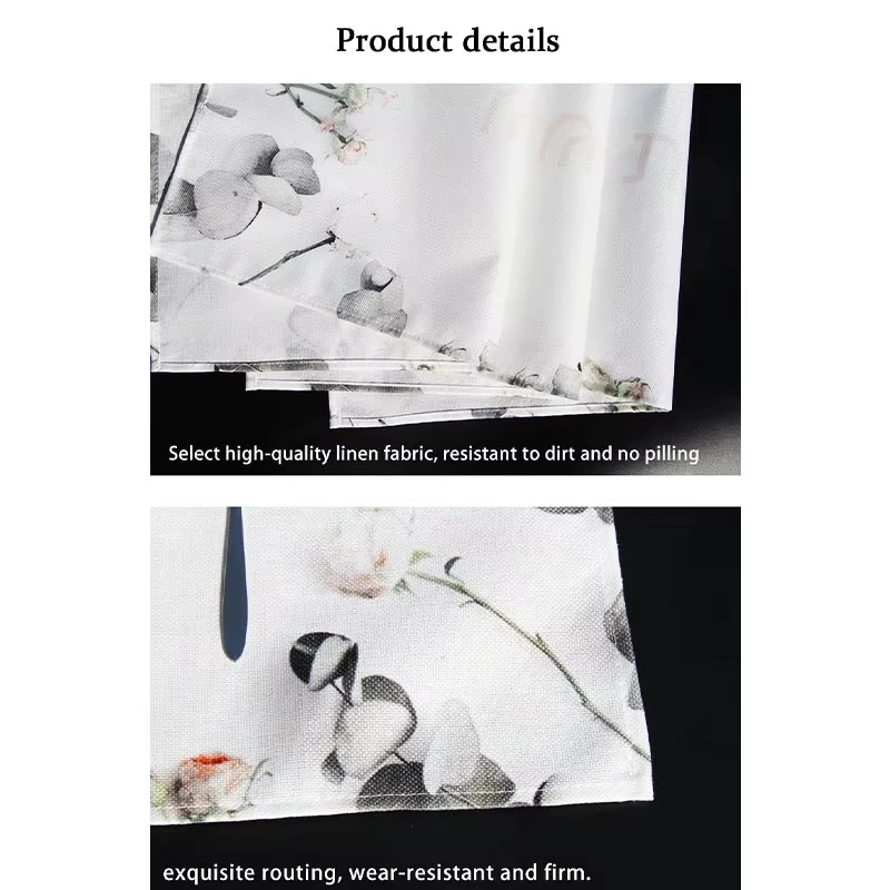 VIKAMA 4-Piece Table Mat Set Stylish Cat-Print Washable Table Mats Perfect for Kitchen & Holiday Decor Retro Home Tableware