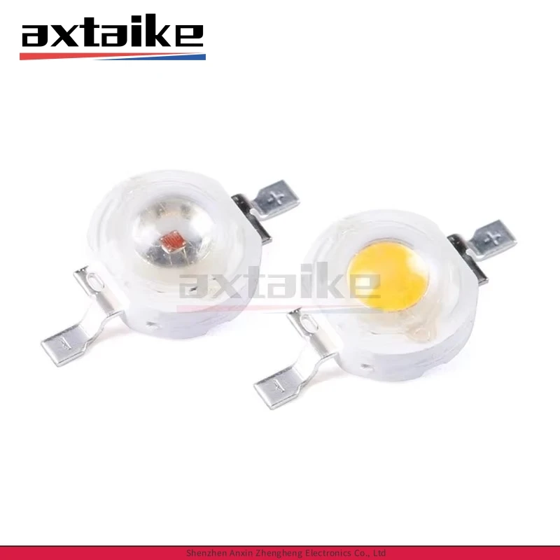 10PCS 1W LED Bulb IC SMD Lamp Light Daylight White Warm White High Power Red Green Blue Lighting LED Lamp Bead 100-120LM SMT 2P