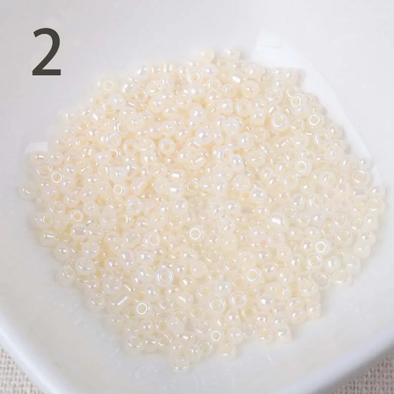Gold und Silber Farbe 2mm 3mm 4mm Kristall Glas Spacer Perlen, tschechische Rocailles für Schmuck handgemachte DIY BLUV03X
