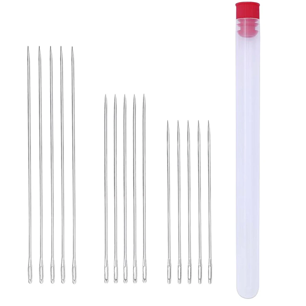 15Pcs Large Eye Stitching Hand Sewing Quilting Darning Embroidery